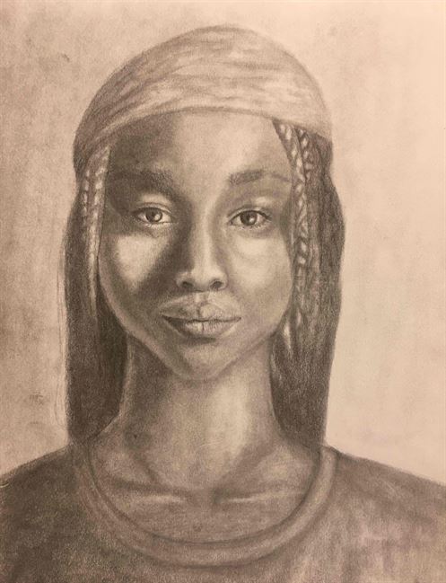 Patricia Sackor-Blamah drawing