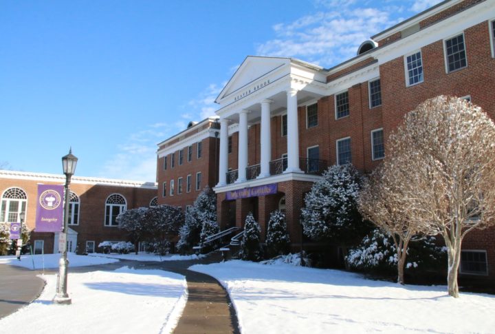 Winter campus Beaver Brook