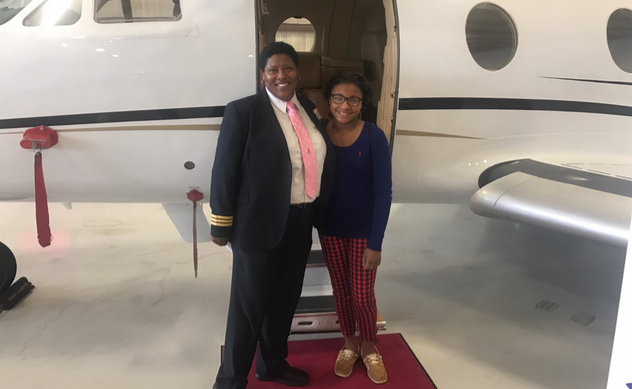 Valarie Lawson with her aunt