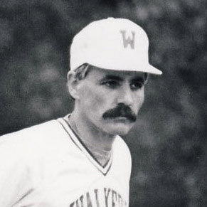 Darrell Carrington coaching softball in 1989