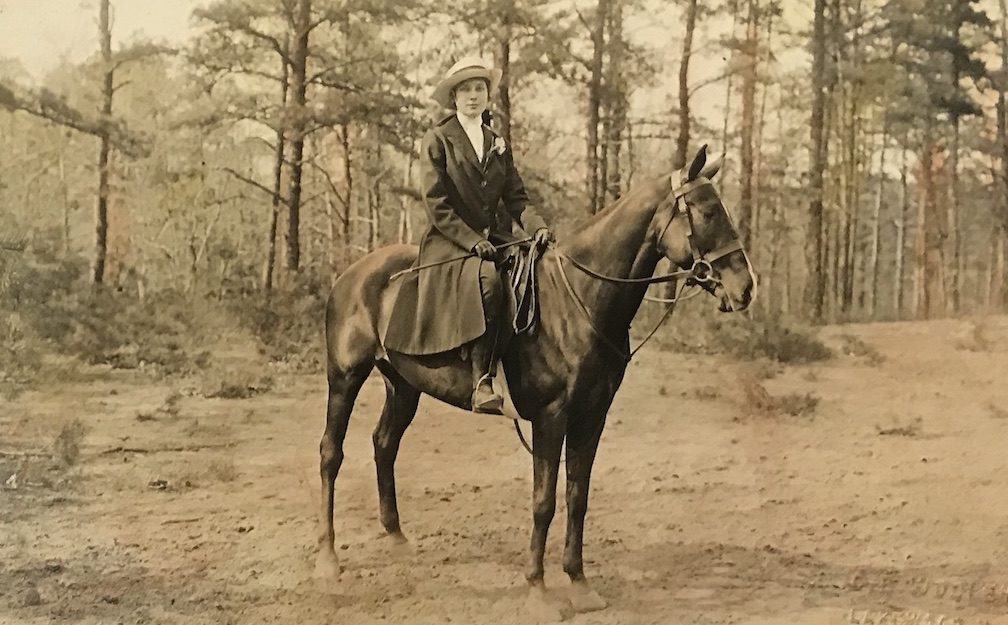1917 Riding Henrietta Davis '18